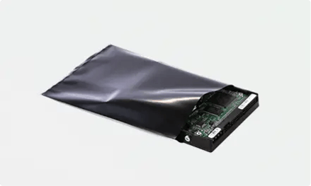 4 Mil Conductive Black Flat Poly Bags