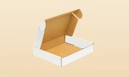White Corrugated Mailer Boxes